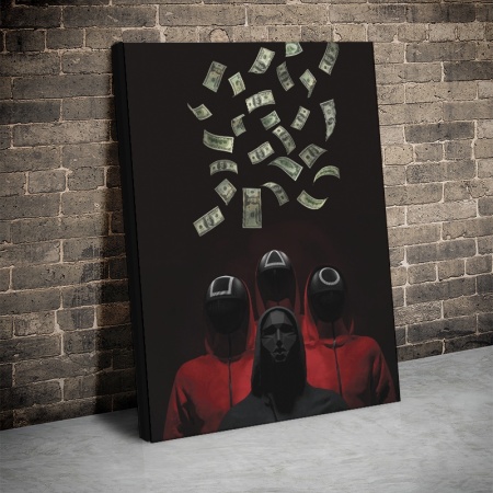 Tablou Canvas Inspirațional - Squid Game Money - Img 3