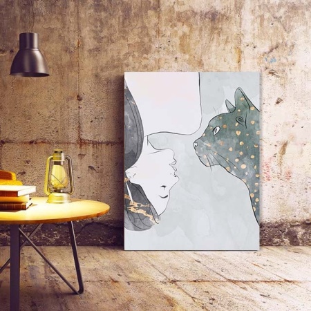 Tablou Canvas Modern Abstract - Deep connection - Img 2