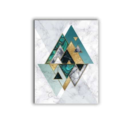 Tablou Canvas Perfect Geometry (Marble) - Img 2