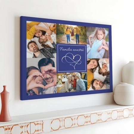 Tablou Canvas Personalizat - Familia noastra, colaj 6 poze - Img 5