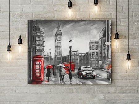 Tablou Canvas Rainy Day In London - Img 2