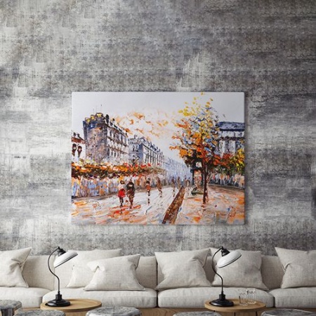 Tablou Canvas Siluete Pe Strada - Img 3