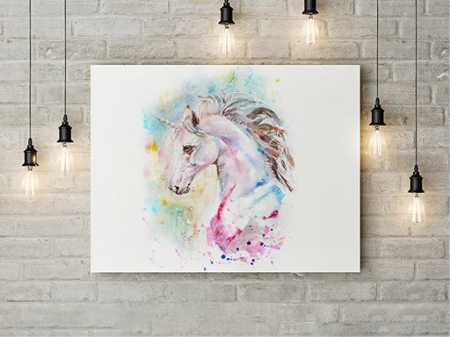 Tablou Canvas Unicorn Pictura - Img 2