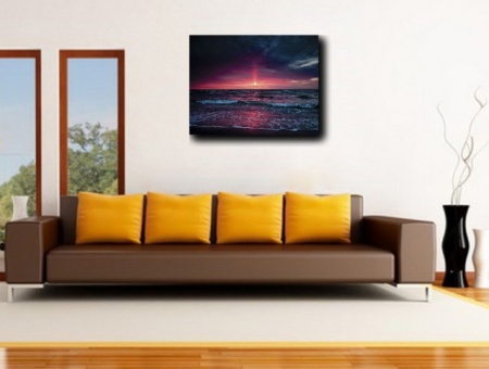 Tablou Canvas - Valurile Marii la Apus - Img 2