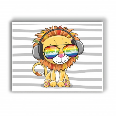 Tablou copii - Cool Lion 3