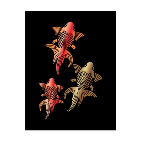 Tablou Japanese goldfish - Img 3