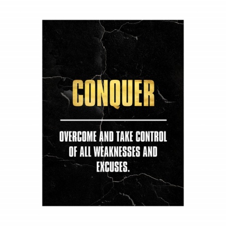 Tablou Motivational - Conquer - Img 3