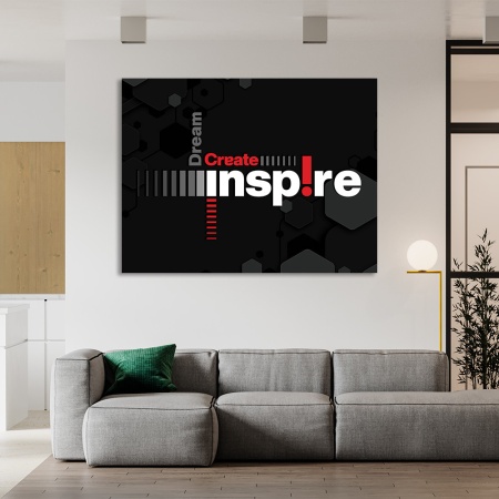 Tablou Motivational - Dream, create, inspire - Img 5