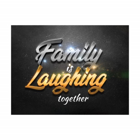 Tablou Motivational - Family is laughing - Img 3
