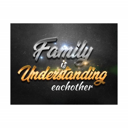 Tablou Motivational - Family is understanding - Img 3