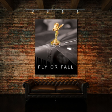 Tablou Motivational - Fly Or Fall - Img 4