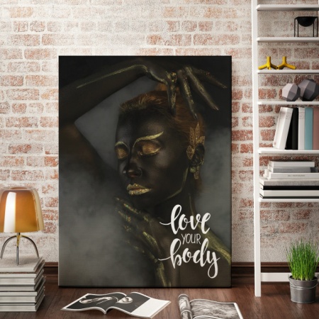 Tablou Motivational - Love Your Body - Img 2