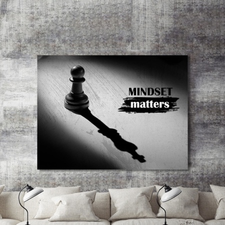 Tablou Motivational - Mindset Matters - Img 2