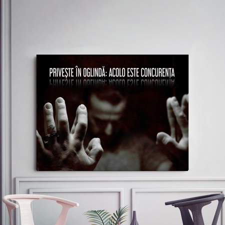 Tablou Motivational - Priveste In Oglinda - Img 5