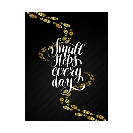 Tablou Motivational - Small steps everyday - Img 3