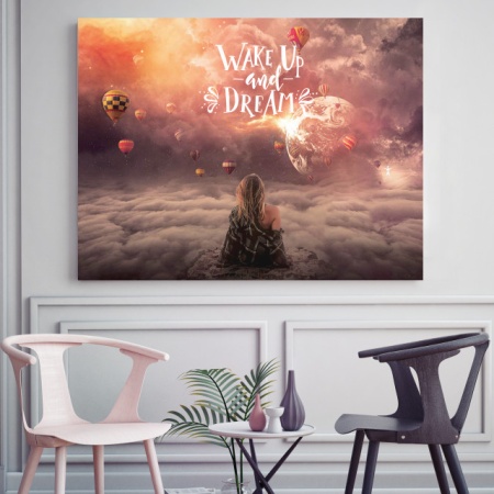 Tablou Motivational - Wake Up And Dream - Img 2