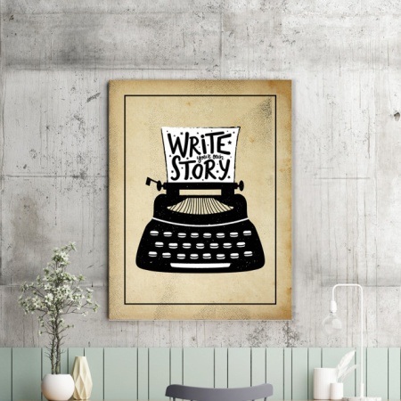 Tablou Motivational - Write Your Own Story - Img 2