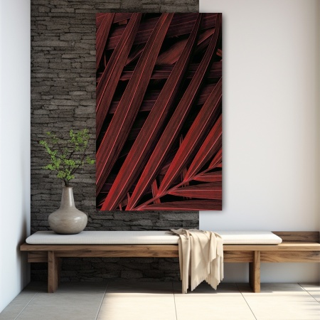 Tablou Vegetatie - Red Palm Leave (086) - Img 4