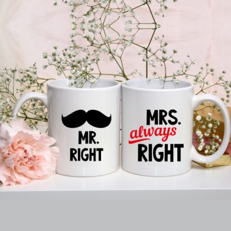 Cana cu Mesaj Mr Right And Always Right - Img 2