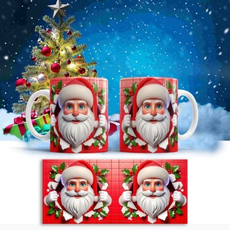 Cana De Craciun - 3D Smiling Realistic Santa - Img 2