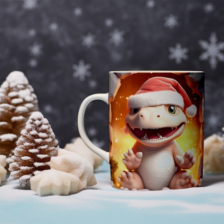 Cana De Craciun - Baby Dino with Presents - Img 2