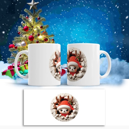 Cana De Craciun - Cute Reindeer Girl - Img 2