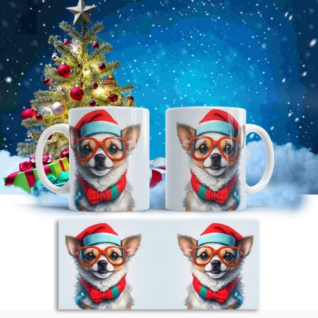 Cana De Craciun - Cute Santa Dog - Img 3