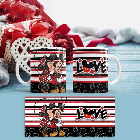 Cana Valentine's Day - Minnie kissing Mickey - Img 2