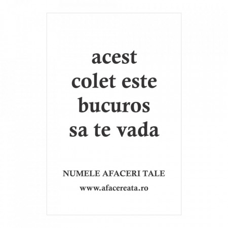 Etichete adezive 15x10cm COLET BUCUROS - set 20buc - Img 3