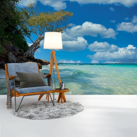 Foto tapet Deep blue beach - Img 3