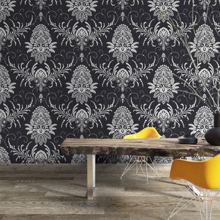 Fototapet - Elegant floral swirls pattern (FTD1000282) - Img 2