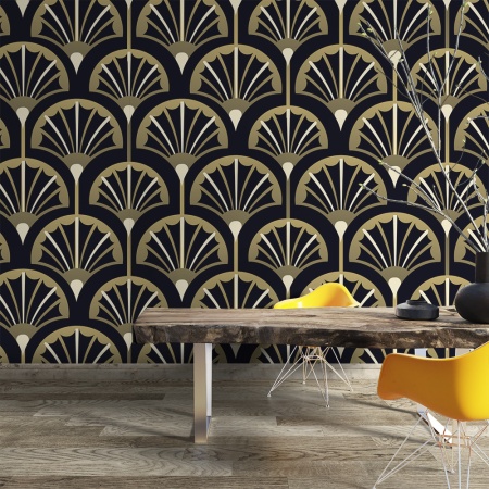 Fototapet - Golden art deco 6 (FTD1000308) - Img 2