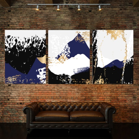 Set Tablouri Canvas - Abstract Contrasts - Img 3