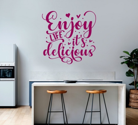 Sticker Bucatarie - Life is delicious - Img 4