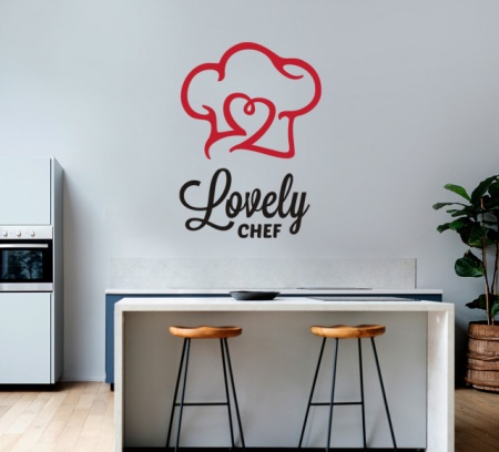 Sticker Bucatarie - Lovely chef - Img 3
