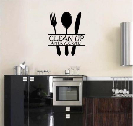 Sticker De Perete Clean Up After Yourself - Img 3
