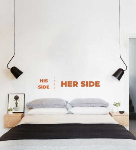 Sticker De Perete His Side - Her Side - Img 4