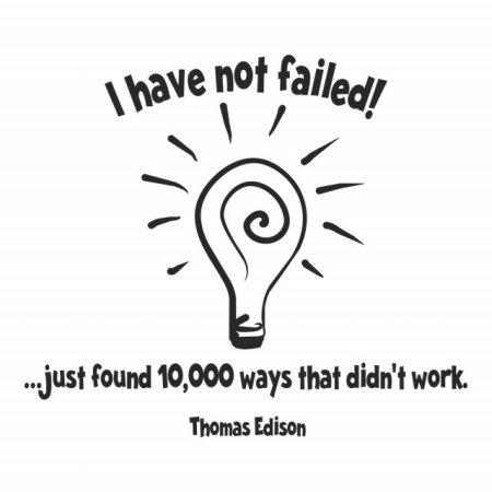 Sticker de Perete I Have Not Failed Thomas Edison - Img 3