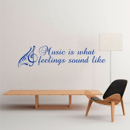 Sticker De Perete Music Is What Feelings Sound Like - Img 2
