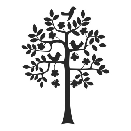 Sticker De Perete Sticker Birch Tree Birds - Img 3