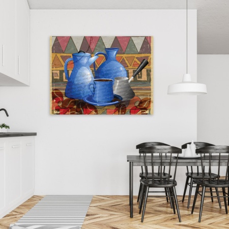 Tablou Bucatarie - Coffee Set Mosaic - Img 3