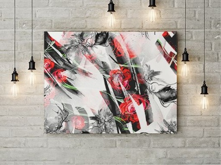 Tablou Canvas Abstract Floral - Img 3
