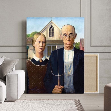 Tablou Canvas "American Gothic" - Img 2