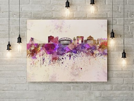 Tablou Canvas Cladiri Bucuresti Efect Pictura - Img 3