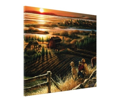 Tablou Canvas Efect Pictura - La Tara - Img 3