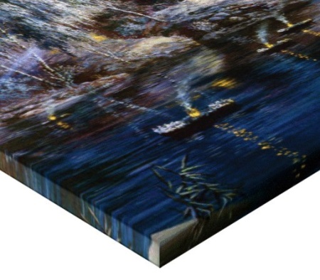 Tablou Canvas Efect Pictura - Peisaj de iarna - Img 4