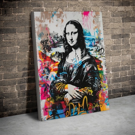 Tablou Canvas Inspirațional - Pop Art Mona Lisa - Img 2