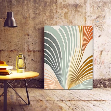 Tablou Canvas Modern Abstract - Abstract decorative stripes - Img 2