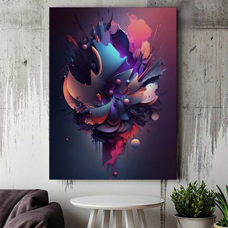 Tablou Canvas Modern Abstract - Splashing vortex - Img 3