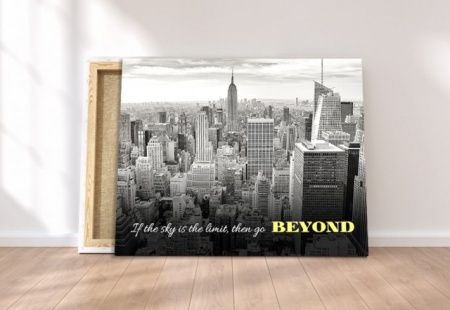 Tablou Canvas Motivational - Go Beyond - Img 5